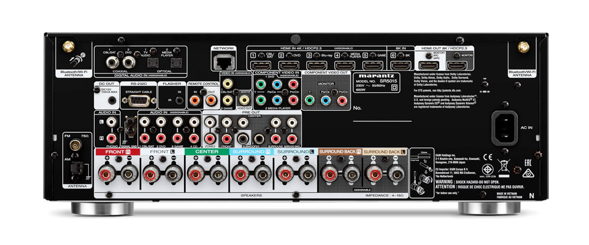 Marantz SR5015 specs