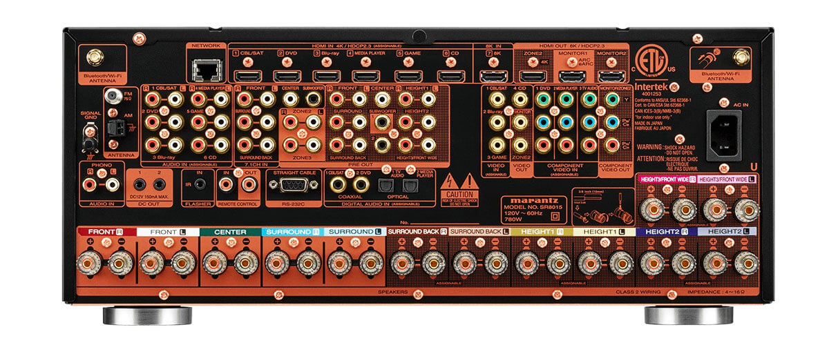 Marantz SR8015 specs