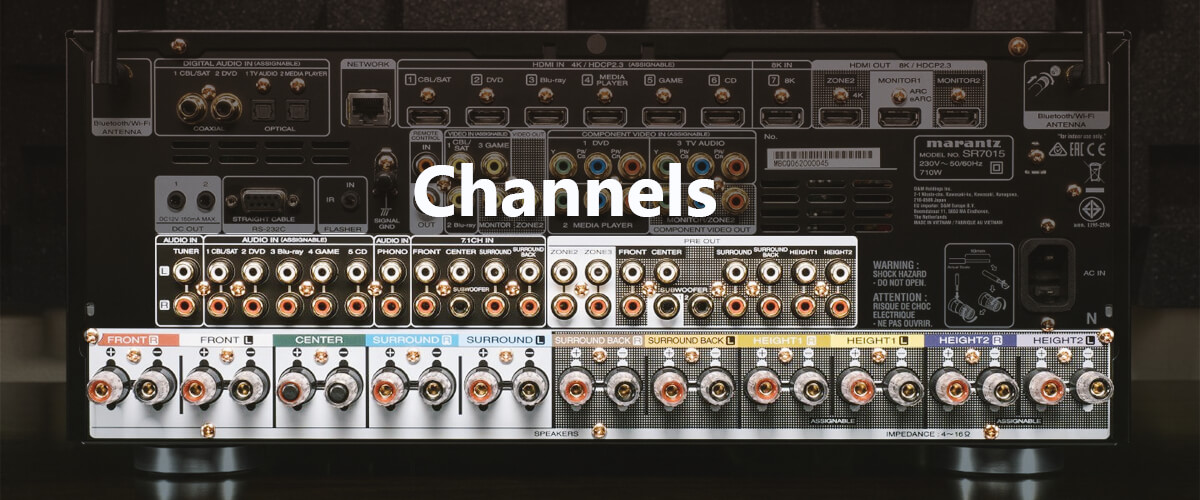 channels: distribution of audio signals