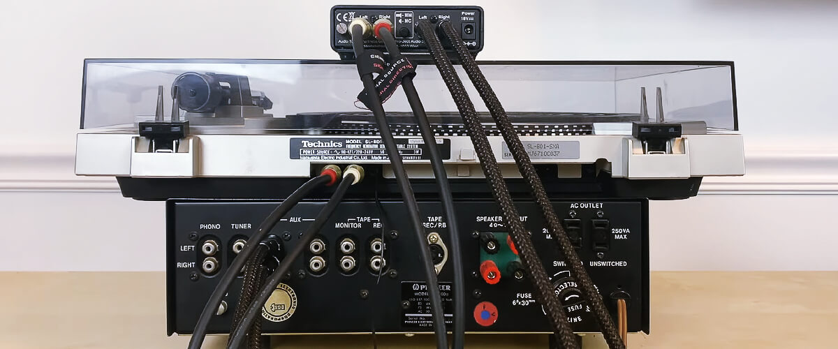 connecting turntables to AV receivers