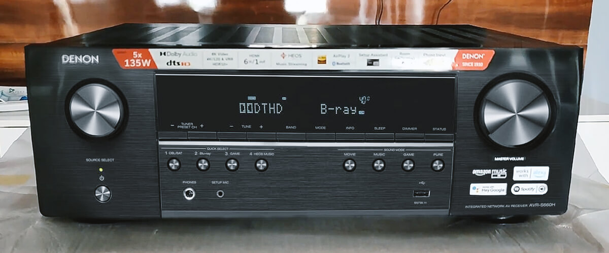 Denon AVR-S660H sound