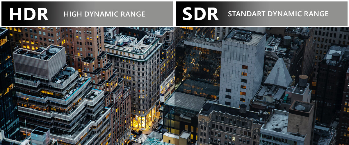 HDR vs SDR video formats