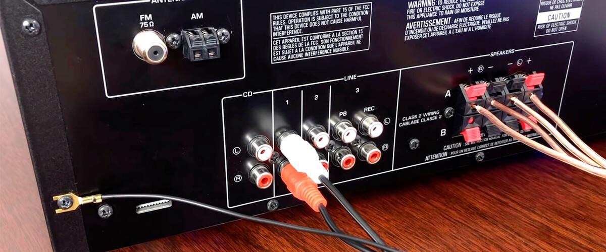 how to ground your AV receiver