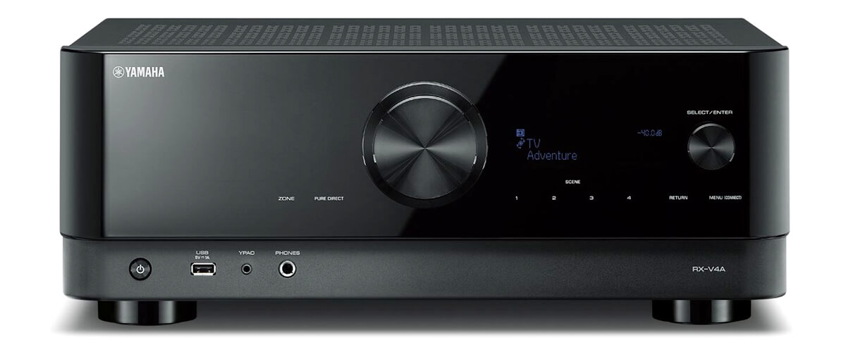 Yamaha RX-V4A audio and video features