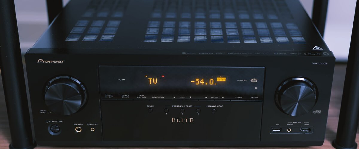 Pioneer Elite VSX-LX305 sound