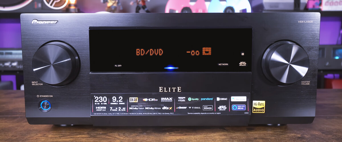 Pioneer Elite VSX-LX505 sound