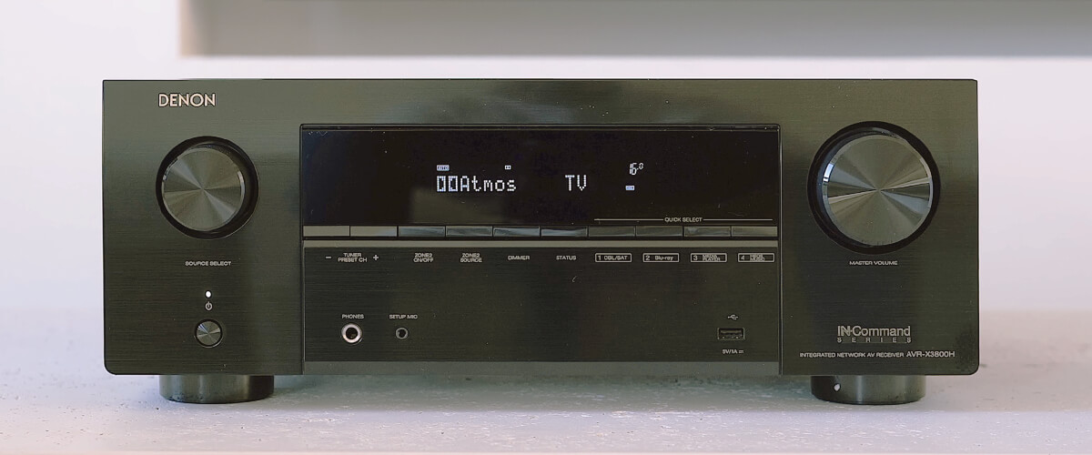 Denon AVR-X3800H sound