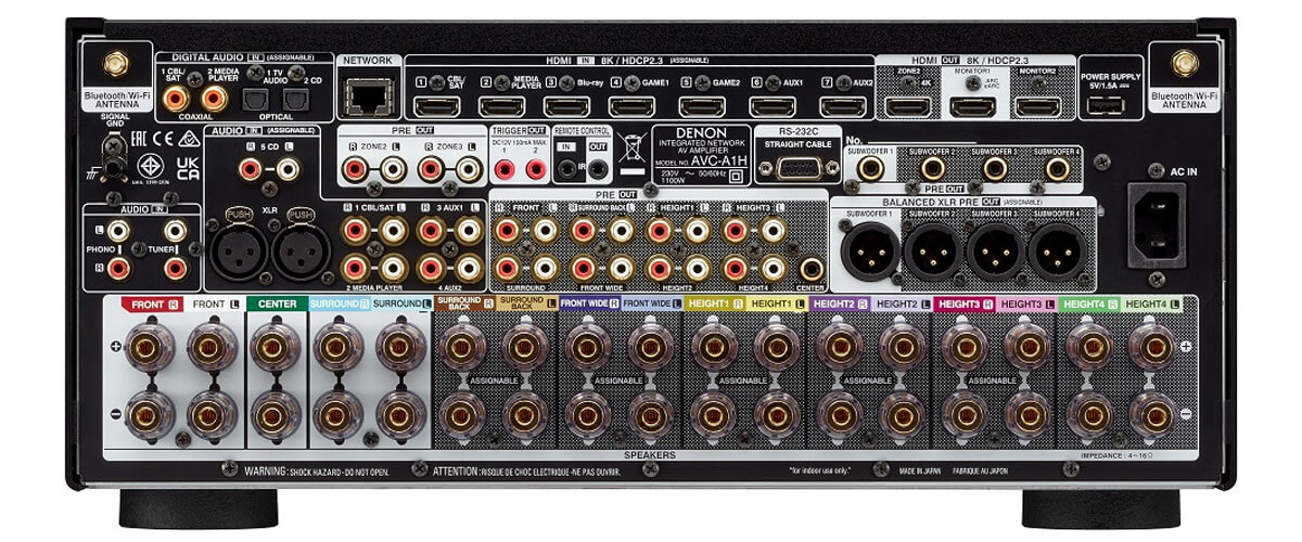 Denon AVR-X4800H specifications