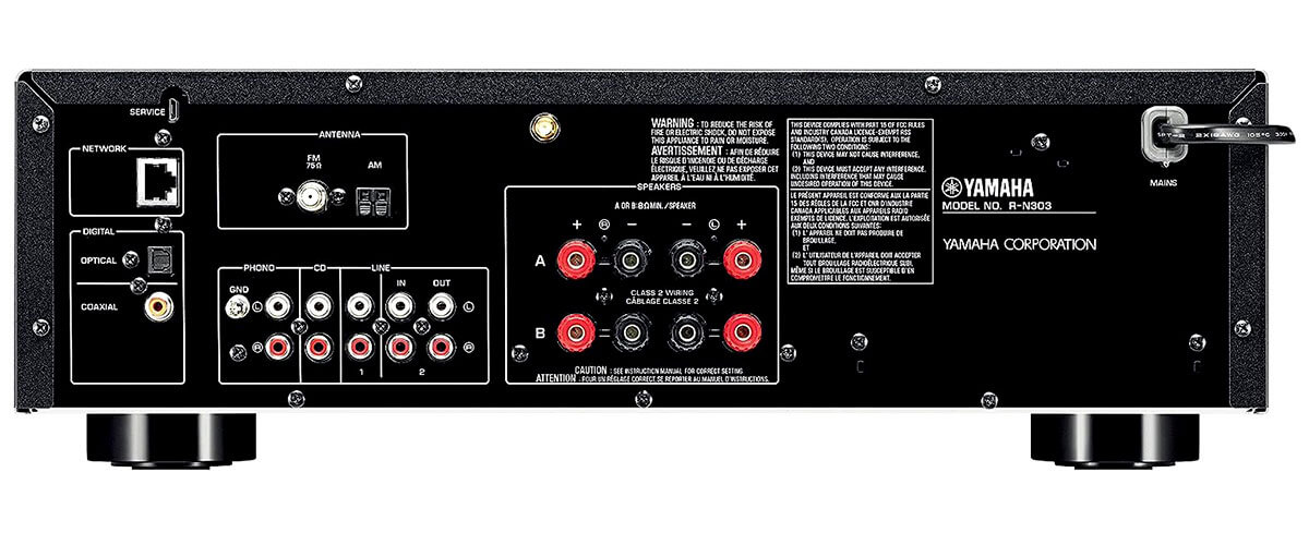 Yamaha R-N303 specifications